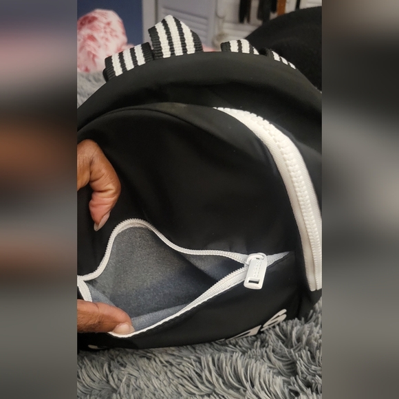 Unisex Adidas Core Mini Black & White Backpack bag - Picture 5 of 9